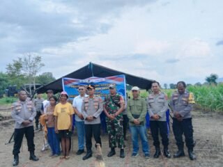 Babinsa Koramil 1612-03/Borong Hadiri Penanaman Jagung Serentak Kuartal I Tahun 2026 di Ranamese