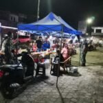 Anggota Koramil 05 Dua Pitue dan Damkar Kawal Kekhusyukan Malam Ramadan di Tanru Tedong