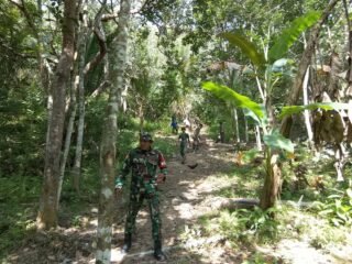 Satgas TMMD 127 Kodim 1417/Kendari Cor Atap Bak Penampungan Air di Sambuli