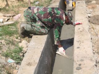 Drainase TMMD 127 di Anggoeya Diharapkan Cegah Genangan Saat Musim Hujan