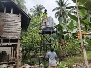 Progres TMMD ke-127 Kodim 1305/Buol Tolitoli Capai 100 Persen Pembangunan Sumur Bor di Dusun 1 Kamalisa