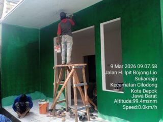Cuaca Cerah Dukung Percepatan Sasaran Fisik TMMD Ke-127 di Kota Depok