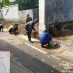 Kado untuk Warga Cilodong, Drainase Udite 200 Meter TMMD Depok Selesai Dikerjakan