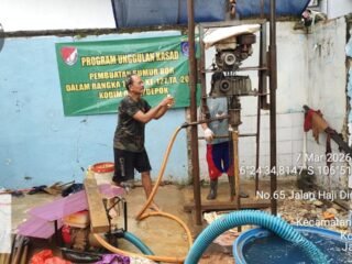 Akses Air Bersih TMMD 127: Posyandu Mekarsari Tuntas, Masjid Al Mujahidin Capai 73%