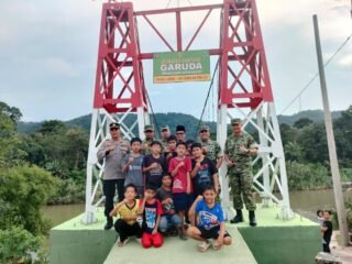 Jembatan Gantung Garuda Desa Pusar mulai Beroperasional: Solusi Vital Mobilitas Warga Desa Pusar