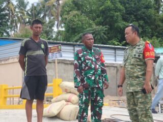 Pastikan Pembangunan Tepat Sasaran, Dansatgas TMMD 127 Tinjau Progres Fisik di Kendari