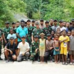 Pangdam XVIII/Kasuari Tinjau Jembatan TMMD 127 di Kampung Marsi, Pastikan Pembangunan 100 Persen