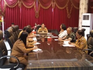 Jelang Idul Fitri, Dandim 1302/Minahasa Rapat Bersama Forkopimda Bahas Pengamanan Dan Kelangkaan LPG.