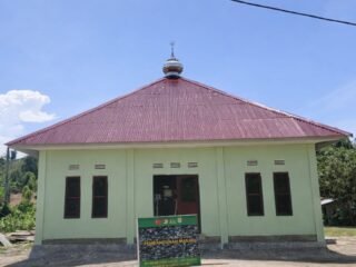 Masjid di Dusun Ogomolobu Rampung, Satgas TMMD ke-127 Kodim 1305/Buol Tolitoli Capai Target 100 Persen