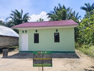 Satgas TMMD ke-127 Kodim 1305/Buol Tolitoli Rampungkan Pembangunan RTLH 100 Persen di Dusun Ogomolobu