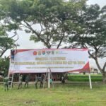 Jelang Penutupan TMMD ke-127, Kodim 0421/LS Mulai Pasang Banner di Lokasi Kegiatan