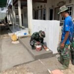 Permudah Akses Air Bersih, Satgas TMMD 127 Kodim 0430/Banyuasin Buat Kran Sumur Bor di Desa Wonosari