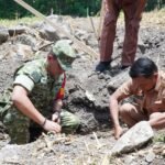 KODIM 1420/SIDRAP DUKUNG PENGUATAN EKONOMI DESA, PELETAKAN BATU PERTAMA KOPERASI MERAH PUTIH