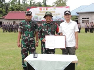 Upacara Penutupan TMMD ke-127 Kodim 1305/BT, Kasdam Tegaskan Peran TNI Bantu Pembangunan Desa