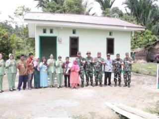 Kasdam XXIII/Palaka Wira Resmikan RTLH Hasil TMMD 127 di Dusun Ogomolobu