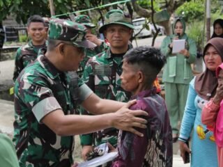 RTLH Hasil TMMD 127 Rampung 100 Persen, Kasdam XXIII/PW Lakukan Peresmian di Desa Oyom