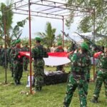 Penghormatan Terakhir Pejuang Bangsa, Kodim Tabanan Laksanakan Upacara Perabuan Militer