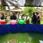 Program Penebaran Bibit Ikan TMMD 127 Diharapkan Tingkatkan Ekonomi Warga