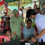 Persit KCK Kodim 1804/Kaimana Bersama Puskesmas Gelar Pemeriksaan Kesehatan Gratis