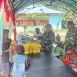 TMMD 127 Gelar Pasar Murah untuk Warga Kampung Marsi