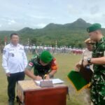 Penyerahan Naskah TMMD Ke-127 Kodim 1618/TTU Perkuat Sinergi TNI dan Pemerintah Daerah