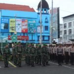 Pastikan Keamanan Idul Fitri, Kodim 1309/Manado Hadiri Apel Gelar Pasukan Operasi Ketupat 2026