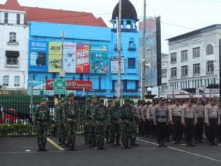 Pastikan Keamanan Idul Fitri, Kodim 1309/Manado Hadiri Apel Gelar Pasukan Operasi Ketupat 2026