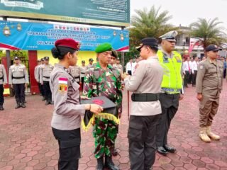 Pastikan Keamanan Idul Fitri, Kodim 1309/Manado Hadiri Apel Gelar Pasukan Operasi Ketupat 2026