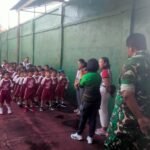 TK Negeri Desa Akah Outing Class Di Makodim Klungkung, Begini Potret Kedekatan TNI Dan Anak Anak