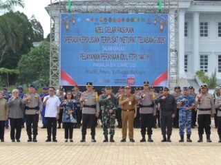 Apel Gelar Pasukan Operasi Ketupat Telabang 2026 Digelar di Pangkalan Bun, Pangdam XXII/TB Tekankan Sinergitas Pengamanan Idul Fitri