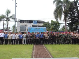 Siap Amankan Idul Fitri 1447 H di Kota Bitung, Dandim 1310/Bitung Ikut Apel Gelar Pasukan Operasi Ketupat 2026