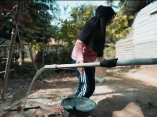 Senyum Sumringah Warga Sambuli Sambut Hadirnya Air Bersih dari Sumur Bor TMMD