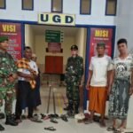 Jaga Kondusifitas Wilayah, Danpos Ramil Pitu Riase Pimpin Patroli Siskamling Bareng Tokoh Pemuda