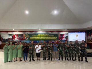 KODIM NABIRE GELAR RAPAT ANGGOTA TAHUNAN PRIMKOP KARTIKA NABIRE TUTUP BUKU TAHUN 2025