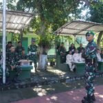 Jam Dandim 1610/Klungkung Kepada Personil Militer dan PNS di Makodim 1610/Klungkung.