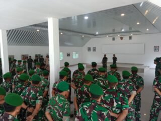 82 Personel Kodim 1420/Sidrap Resmi Berangkat Cuti Lebaran Gelombang I
