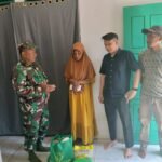 Hangatnya Kepedulian TNI di Ujung Gampong, Dandim 0103/Aceh Utara Salurkan Bingkisan Lebaran untuk Warga Blang Majrun
