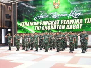 Kenaikan Pangkat 28 Pati, Kasad Tekankan Amanah dan Profesionalisme