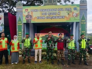 Kodim 0709/Kebumen Perkuat Pengamanan Arus Mudik Lebaran 2026 di Titik Strategis