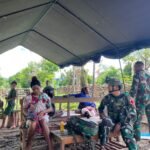 Pos Selal Satgas Swasembada Yonif 751/VJS Layani Pengobatan Gratis untuk Warga Beringin–Dipol: Tangani Keluhan Gatal, Radang, Telinga Bengkak hingga Cedera Lutut