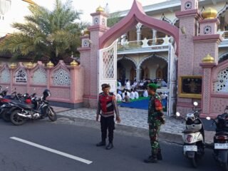 Dandim Klungkung Kerahkan Personel Kawal Sholat Idul Fitri