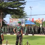 Kodim 1412/Kolaka Gelar Apel Kembali Cuti Gelombang I dan Pemberangkatan Cuti Gelombang II