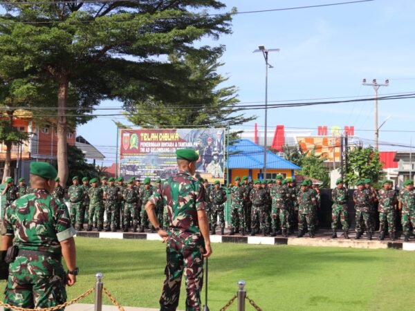 Kodim 1412/Kolaka Gelar Apel Kembali Cuti Gelombang I dan Pemberangkatan Cuti Gelombang II
