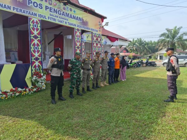 Personel Kodim 1015/Sampit Bersinergi Amankan Arus Balik Lebaran Idul Fitri 1447 H