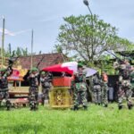 Tembakan Salvo Warnai Upacara Perabuan Militer Almarhum nPeltu ( Purn )  Ketut Nusa