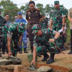 Mulai Pembangunan Jembatan Beton Tahap IV Secara Serentak; Pangdam II/Swj ingatkan Waktu dan Standar kualitas Jembatan