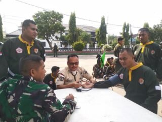 Semangat Prajurit Warnai Ujian Kenaikan Tingkat Pencak Silat Militer Korem 011/Lilawangsa