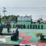Dandim 1010/Tapin Pimpin Upacara Bendera dan Korps Pindah Satuan di Makodim