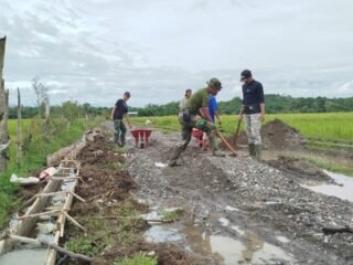 TMMD Ke-127 Kodim 0105/Abar Pacu Progres Talut di Woyla