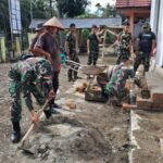 Kebersamaan TNI dan Warga Hidupkan Mushalla Desa Pasi Aceh